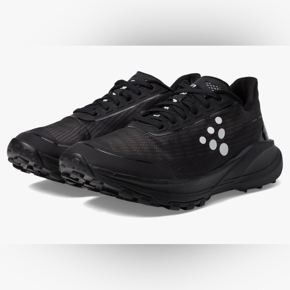 Craft Black and White Athletic Shoes